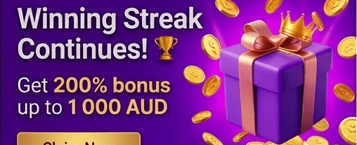 100% Welcome Match Bonus promotion